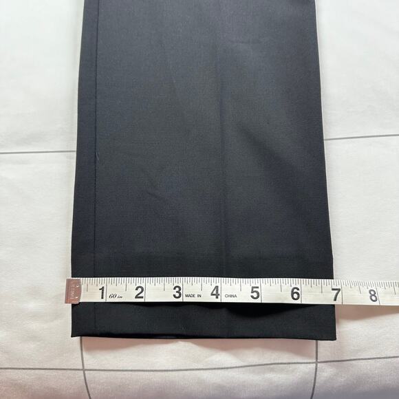 J.Crew Pants Womens 6 Black 365 Wool Full Length Slim Straight Solid Classic - Picture 11 of 11